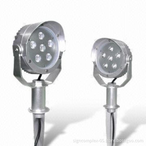 LED Garden Lights with 12W Power and 12 to 24V Voltage Range